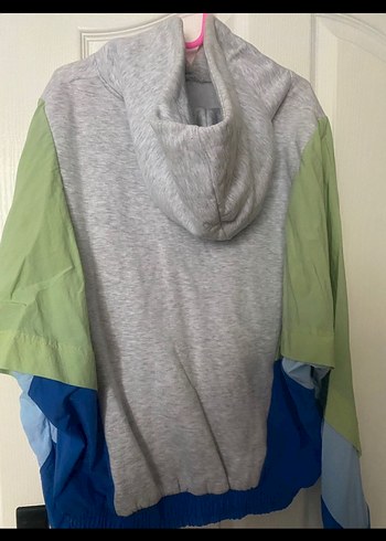 Gri Kapüşonlu Fermuarlı Eşofman takımı - Görsel 5