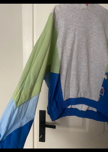 Gri Kapüşonlu Fermuarlı Eşofman takımı - Görsel 3