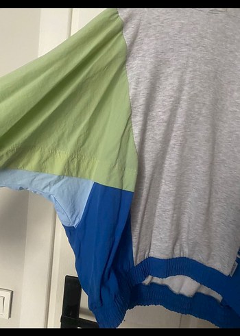 Gri Kapüşonlu Fermuarlı Eşofman takımı - Görsel 4