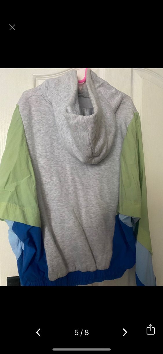 Gri Kapüşonlu Fermuarlı Eşofman takımı - Görsel 5