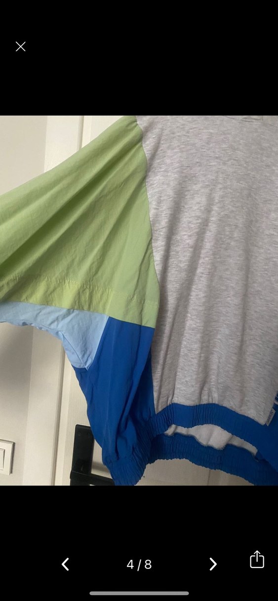 Gri Kapüşonlu Fermuarlı Eşofman takımı - Görsel 4