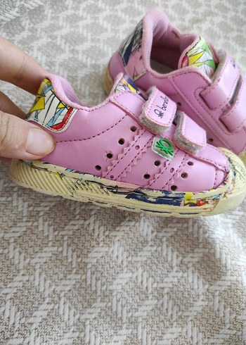 Benetton Benetton Renkli Baskılı Kız Çocuk Spor Ayakkabı