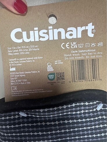  Beden Cuisinart Fırın Eldiveni