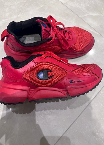 Kırmızı Champion Spor Ayakkabı Velcro Detaylı