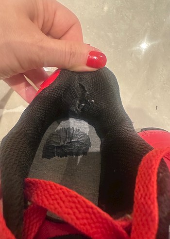 Diğer Kırmızı Champion Spor Ayakkabı Velcro Detaylı