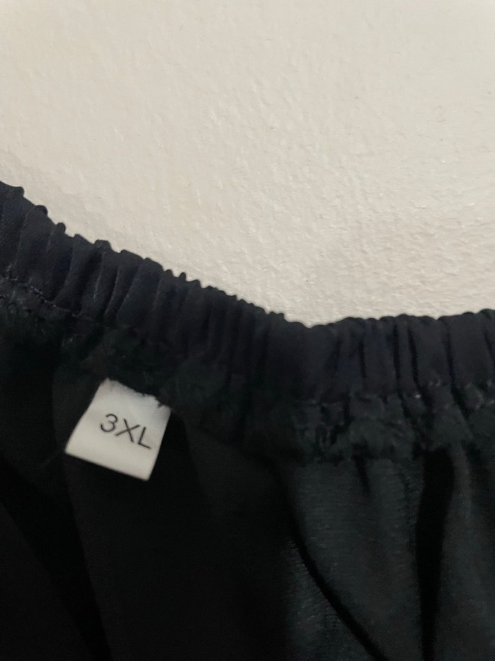 Uzun Kollu Siyah Gotik Straplez Bluz - Görsel 3