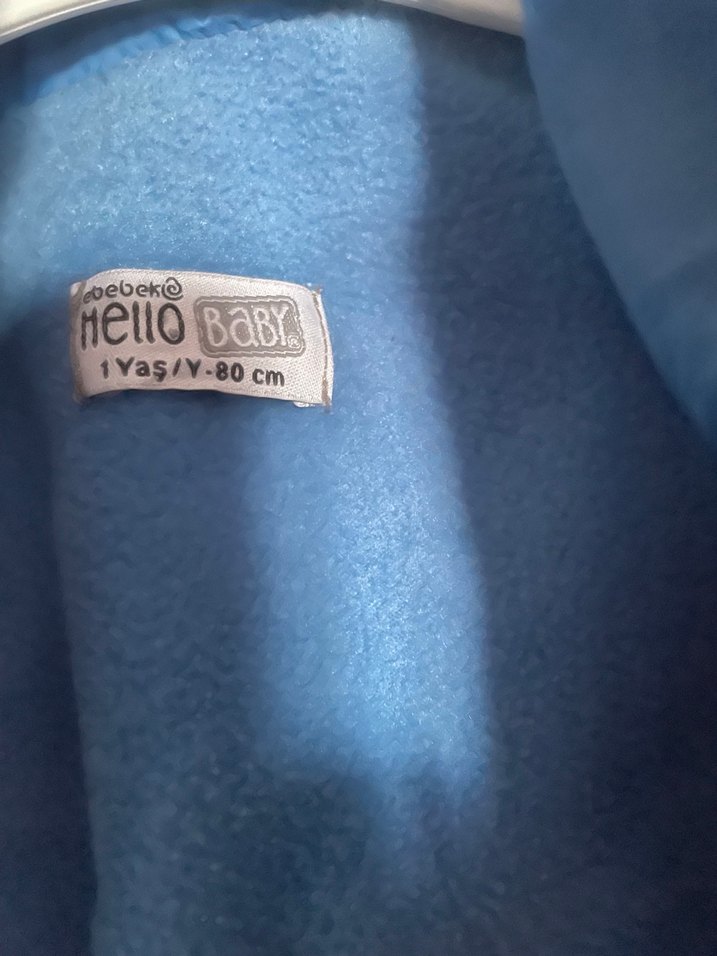 Erkek Çocuk Mavi Fermuarlı Mont - Görsel 5