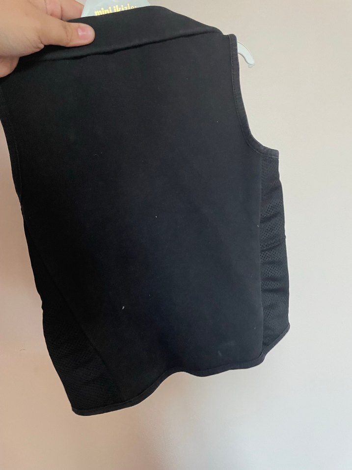 Fermuarlı Siyah Erkek Çocuk Yelek - Görsel 2