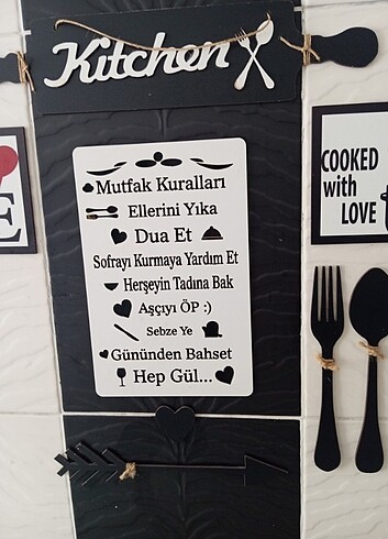Diğer Mutfak duvar panoları 