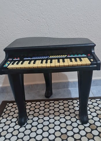 Siyah Çocuk Piyanosu Müzik Oyuncağı