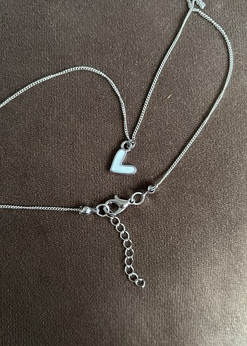 Beyaz Zincir Detaylı Midi Kolye - Görsel 5