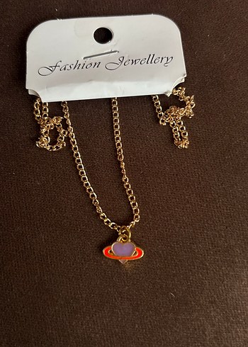 Altın Renkli Mini Zincirli Kadın Kolye - Görsel 3