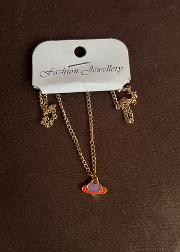 Altın Renkli Mini Zincirli Kadın Kolye - Görsel 2