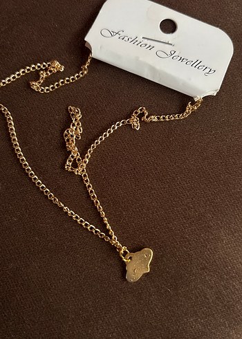 Altın Renkli Mini Zincirli Kadın Kolye - Görsel 5