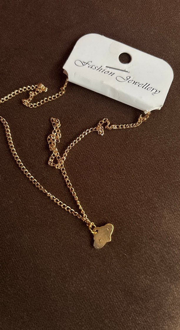 Altın Renkli Mini Zincirli Kadın Kolye - Görsel 5