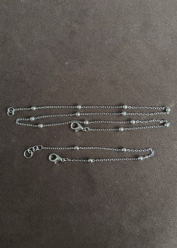 Gri Zincir Detaylı Kadın Vücut Zinciri - Görsel 3