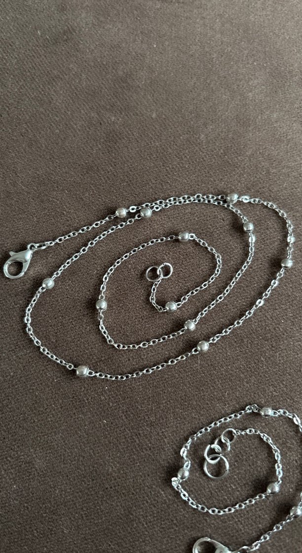 Gri Zincir Detaylı Kadın Vücut Zinciri - Görsel 4