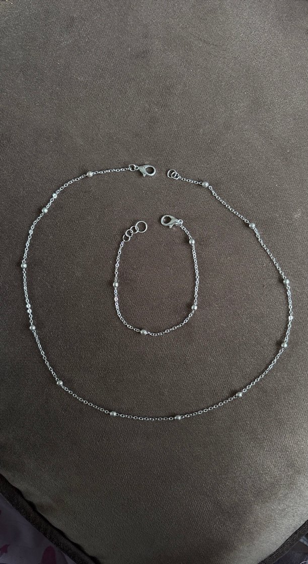 Gri Zincir Detaylı Kadın Vücut Zinciri - Görsel 2