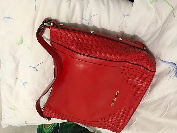  Beden kırmızı Renk Valentino kırmızı kol çantası
