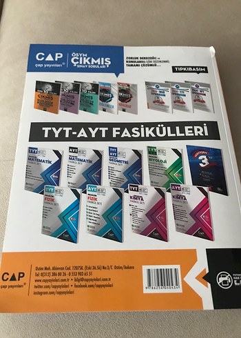 TYT-MSÜ Çıkmış Sınav Soruları 2015-2024 Kitabı