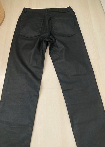 Kadın Siyah Midi Boy Denim Pantolon