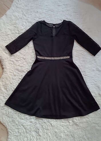 siyah kumaş elbise