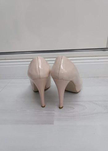 Pudra Platform Topuklu Kadın Ayakkabı - Görsel 3