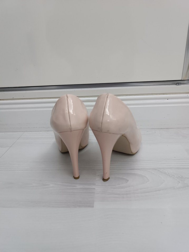 Pudra Platform Topuklu Kadın Ayakkabı - Görsel 3