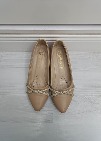 Bej Kadın Klasik Topuklu Ayakkabı - Görsel 2