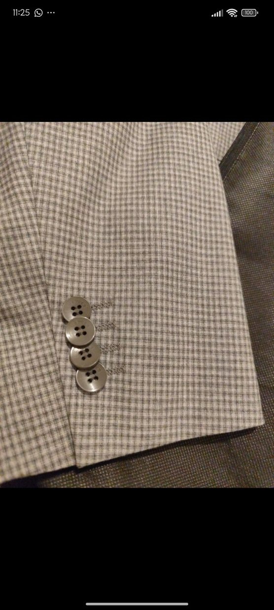 Düğmeli Klasik Kesim Erkek Takım Elbise - Görsel 5