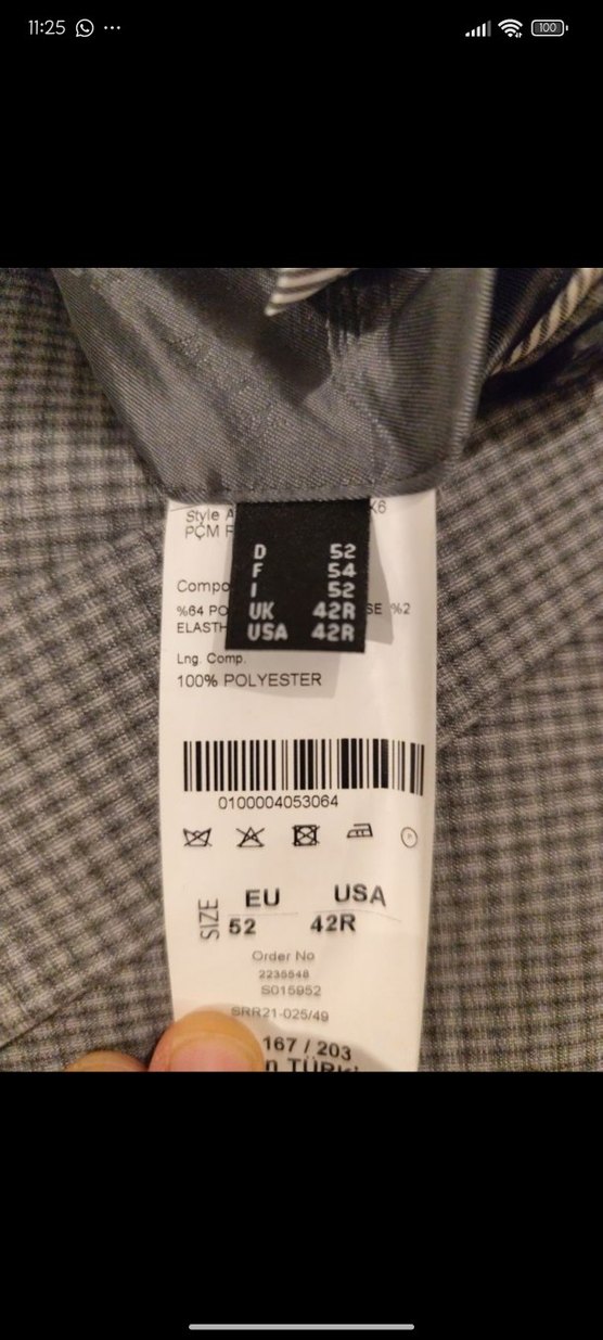 Düğmeli Klasik Kesim Erkek Takım Elbise - Görsel 3