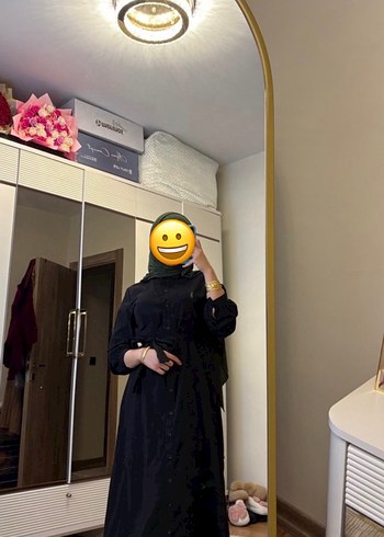 Defacto Siklik Ve Rahatlik Siyah Uzun Tesettur Elbise