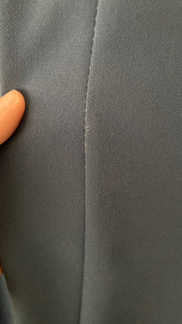 Mavi Uzun Kollu Kadın Abiye Elbise - Görsel 3