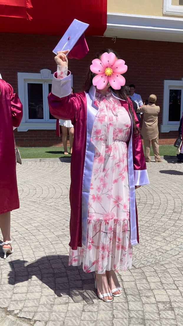 Pembe Uzun Fırfırlı Elbise - Görsel 2