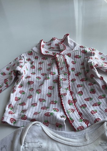 Çocuk Pembe Uzun Kollu badi - Görsel 2