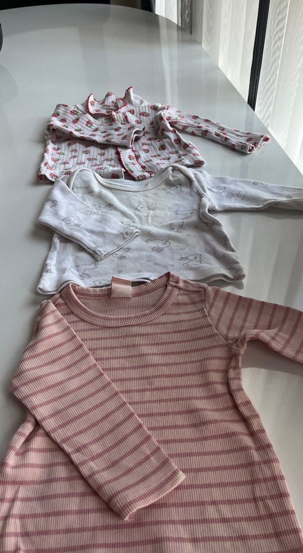 Çocuk Pembe Uzun Kollu badi - Görsel 3