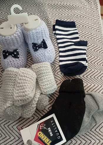 Gri Bebek Çorap Seti TREND - Görsel 3