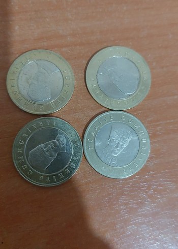 100. yıla özel madeni 5 tl - Görsel 2