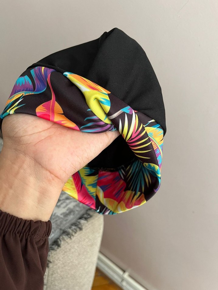 Renkli Salaş Uzun Kollu Haşema - Görsel 5