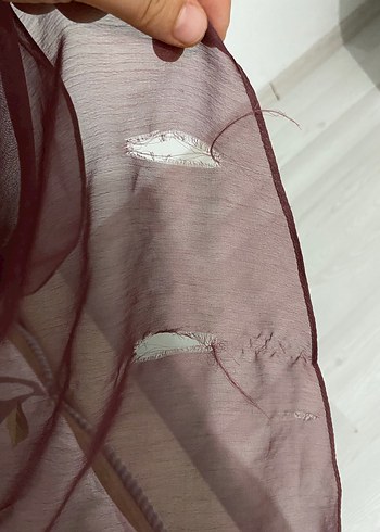 40 Beden Bordo Uzun Kollu Drapeli Abiye Elbise