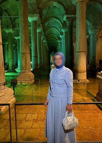 Mavi Uzun Kollu Takım Elbise