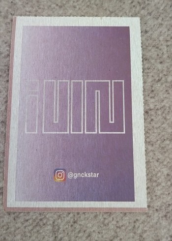Gidle Instagram Temalı Fotoğraf Kartları