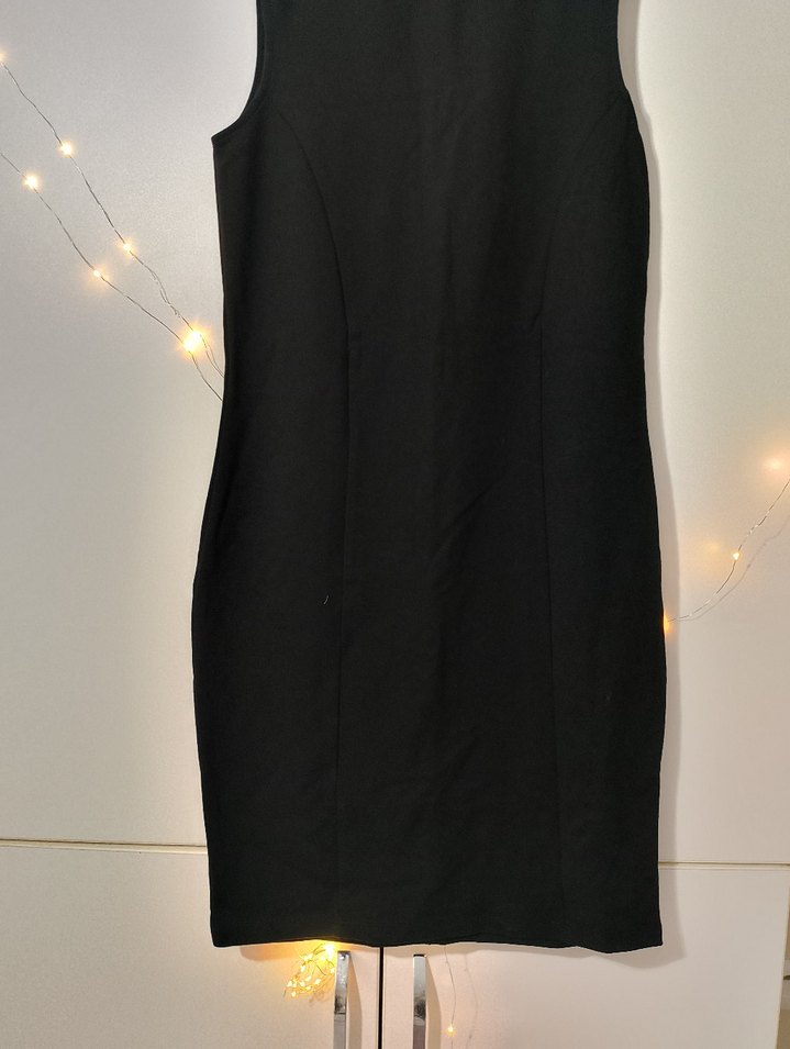 siyah günlük elbise - Görsel 3