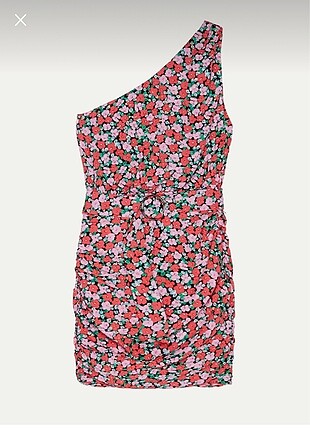 Bershka çiçekli elbise