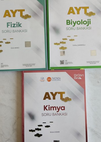 Beden AYT Kimya, Biyoloji ve Fizik Soru Bankası 345 Yayınları