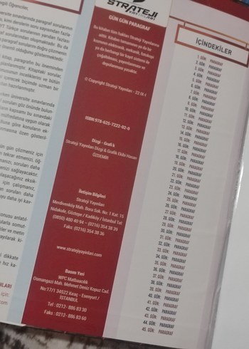  Beden Gün Gün Paragraf Soru Bankası Strateji Yayınları
