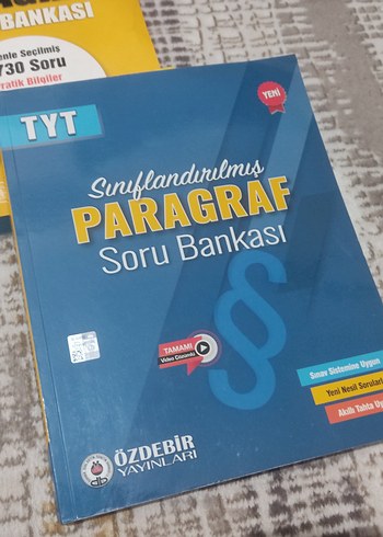 TYT Sınıflandırılmış Paragraf Soru Bankası Özdebir Yayınları