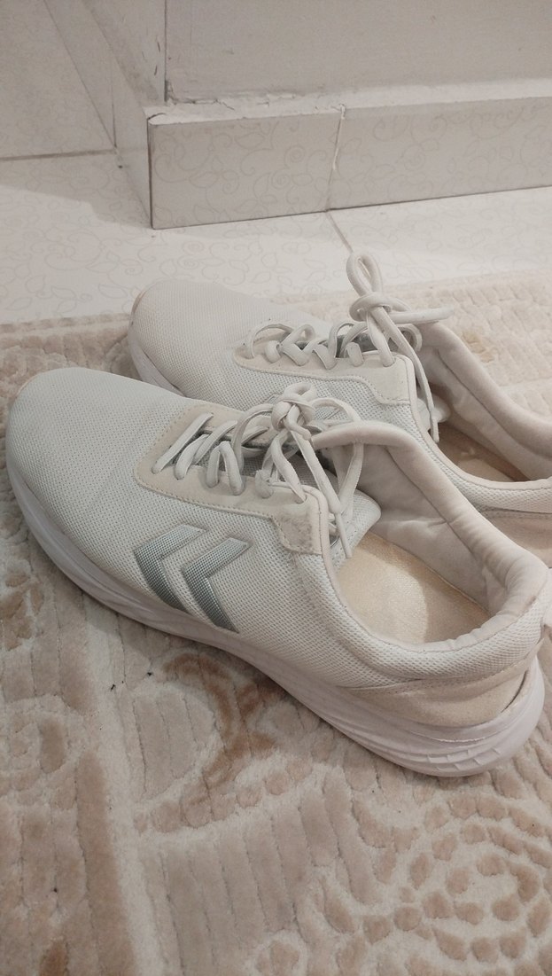 Beyaz Bağcıklı erkek Spor Ayakkabı - Görsel 4