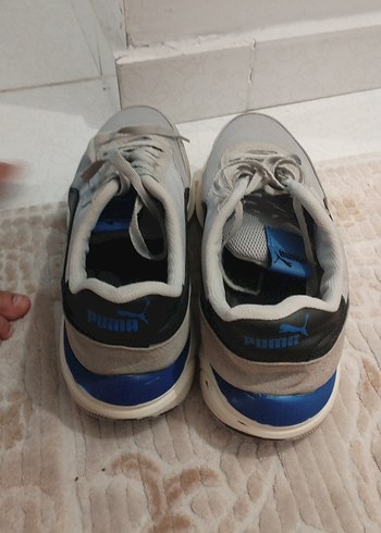 Gri Puma Kadın Sneakers Spor Ayakkabı - Görsel 5