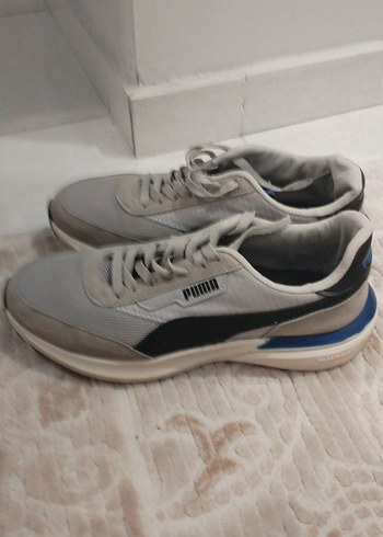 Gri Puma Kadın Sneakers Spor Ayakkabı - Görsel 2
